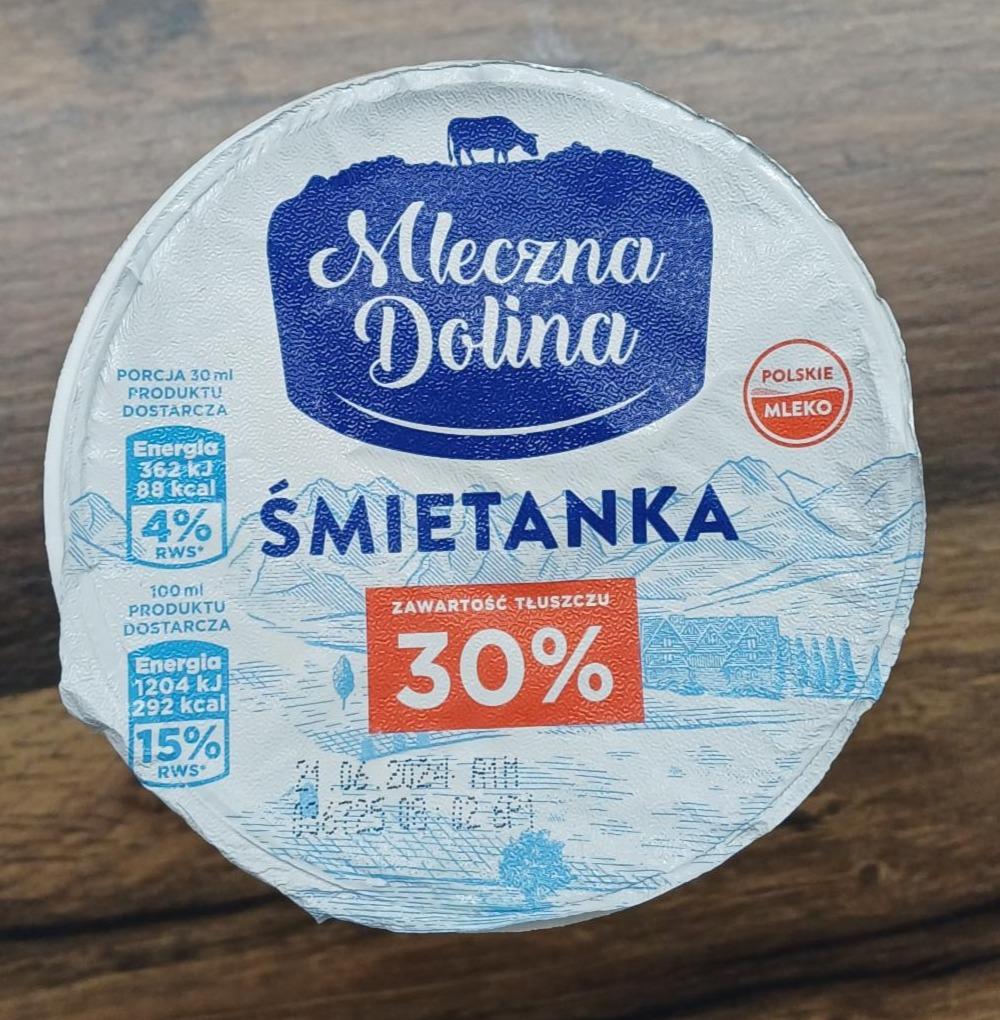 Fotografie - Śmietanka 30% Mleczna dolina