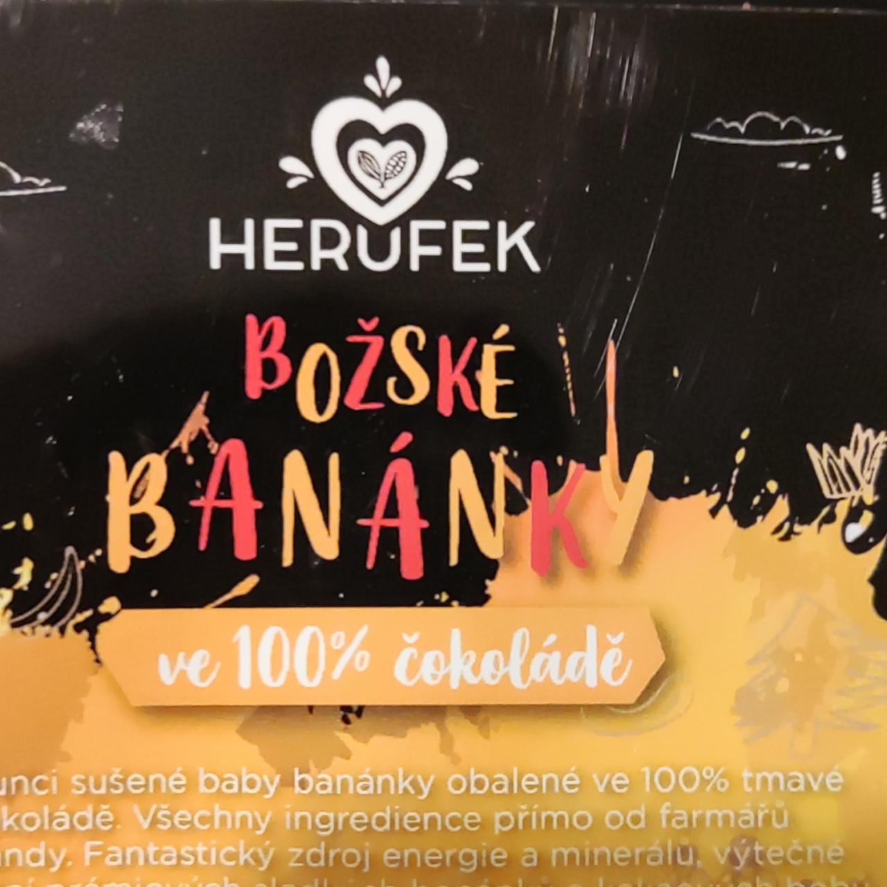 Fotografie - Božské banánky ve 100% čokoládě Herufek