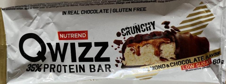 Fotografie - Quizz protein bar almond chocolate Nutrend