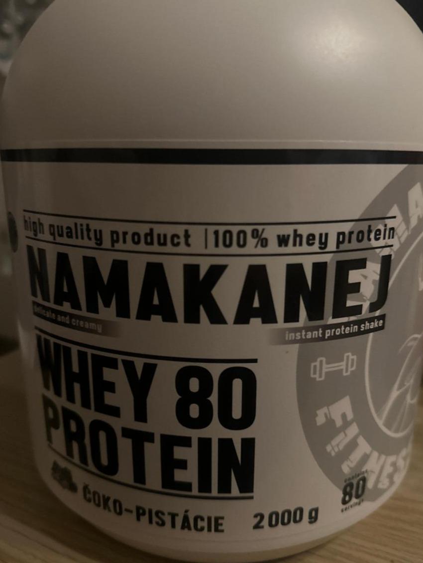 Fotografie - Whey 80 protein čoko-pistácie Namakanej