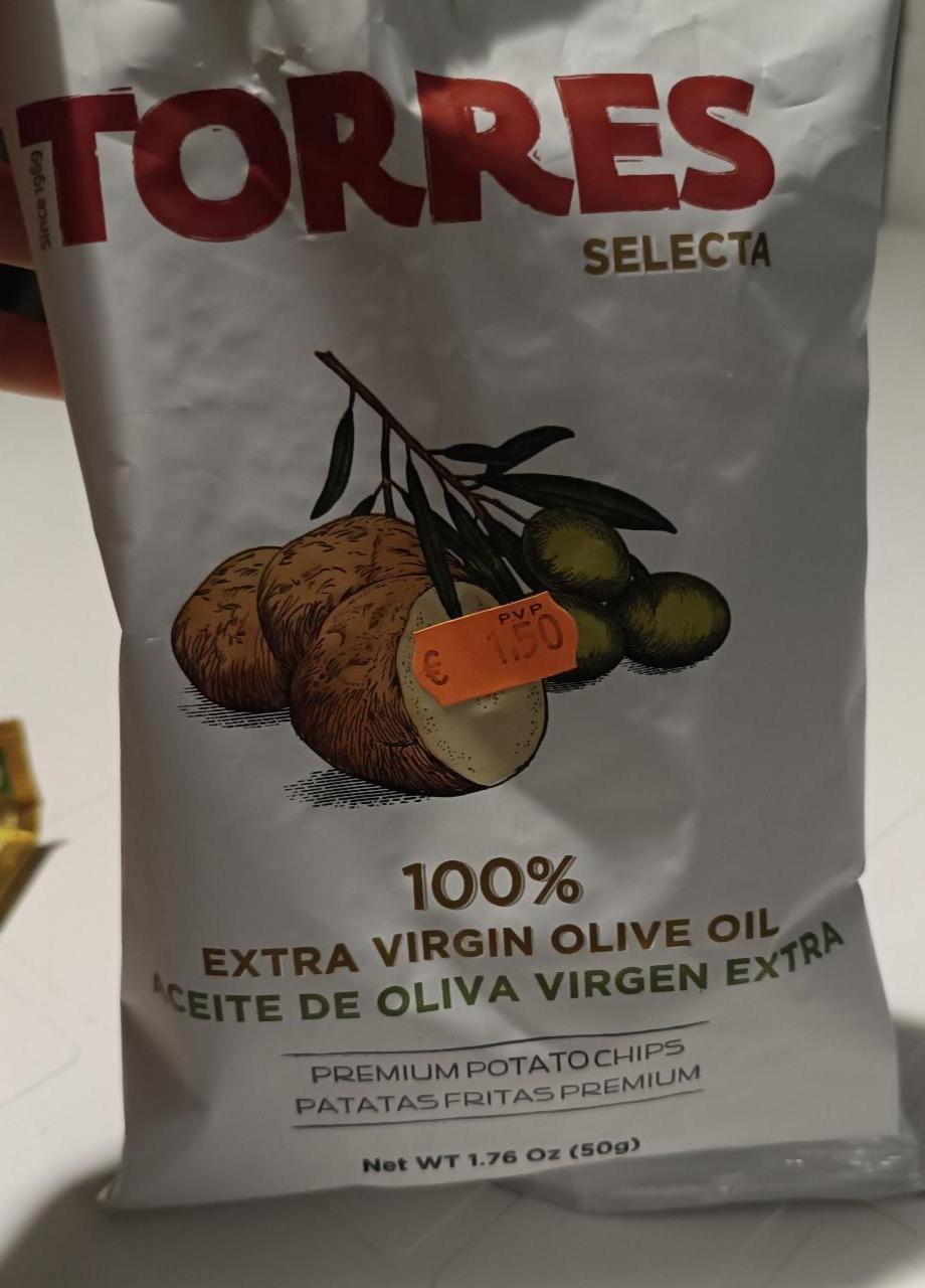 Fotografie - Premium potato chips extra virgin olive oil Torres