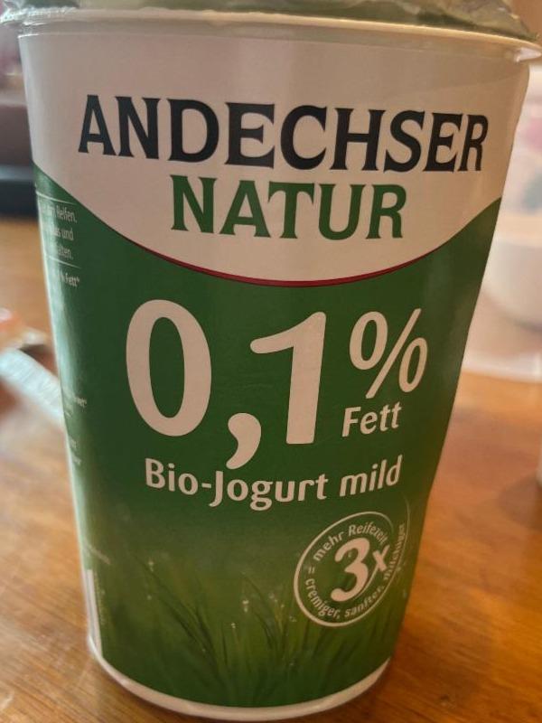 Fotografie - Jogurt bílý Fit 0,1% Bio Andechser