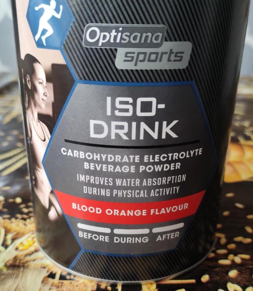 Fotografie - ISO-drink Blood orange flavour Optisana sports