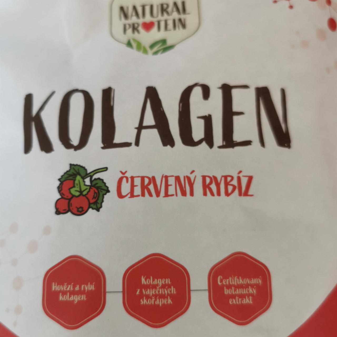 Fotografie - Kolagen červený rybíz Natural protein