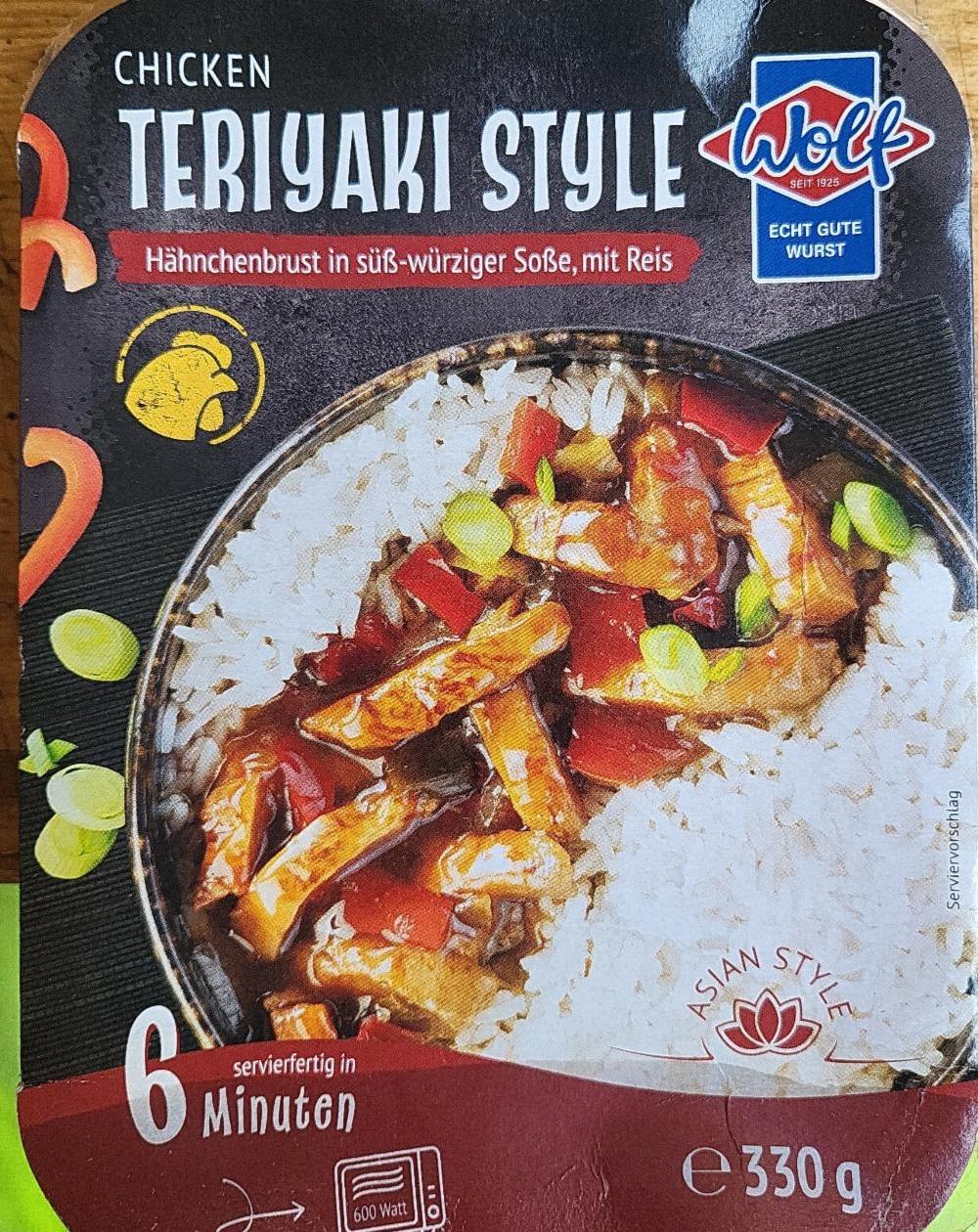 Fotografie - Chicken teriyaki style Wolf