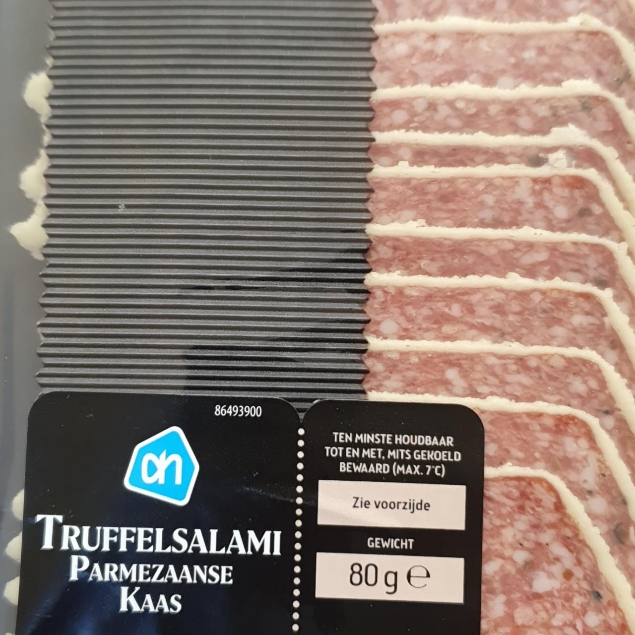 Fotografie - Truffelsalami parmezaanse kaas AH